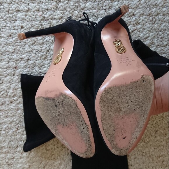 Aquazzura All I Need Over the Knee Stiletto black Boots size 36 - Picture 16 of 16